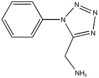 (1-phenyl-1H-1,2,3,4-tetrazol-5-yl)methanamine Structure