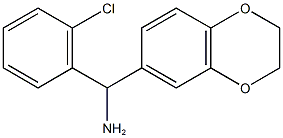 (2-chlorophenyl)(2,3-dihydro-1,4-benzodioxin-6-yl)methanamine Structure