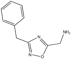 (3-benzyl-1,2,4-oxadiazol-5-yl)methanamine 구조식 이미지