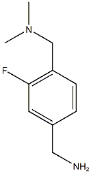 {4-[(dimethylamino)methyl]-3-fluorophenyl}methanamine 구조식 이미지