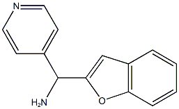 1-benzofuran-2-yl(pyridin-4-yl)methanamine Structure