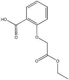 2-(2-ethoxy-2-oxoethoxy)benzoic acid Structure
