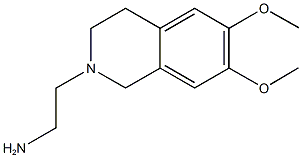 2-(6,7-dimethoxy-1,2,3,4-tetrahydroisoquinolin-2-yl)ethan-1-amine Structure