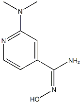 2-(dimethylamino)-N'-hydroxypyridine-4-carboximidamide Structure