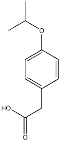 2-[4-(propan-2-yloxy)phenyl]acetic acid Structure