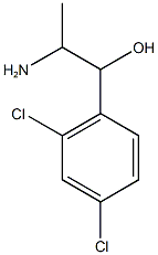 2-amino-1-(2,4-dichlorophenyl)propan-1-ol 구조식 이미지