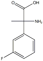 2-amino-2-(3-fluorophenyl)propanoic acid Structure