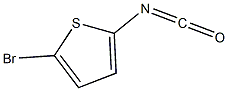 2-bromo-5-isocyanatothiophene 구조식 이미지