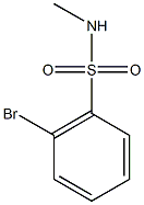 2-bromo-N-methylbenzene-1-sulfonamide Structure