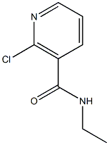 2-chloro-N-ethylpyridine-3-carboxamide Structure