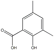 2-hydroxy-3,5-dimethylbenzoic acid Structure