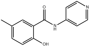 2-hydroxy-5-methyl-N-(pyridin-4-yl)benzamide 구조식 이미지