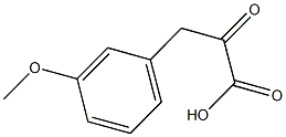 3-(3-methoxyphenyl)-2-oxopropanoic acid Structure