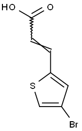 3-(4-bromothiophen-2-yl)prop-2-enoic acid Structure
