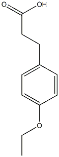 3-(4-ethoxyphenyl)propanoic acid Structure