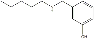 3-[(pentylamino)methyl]phenol 구조식 이미지