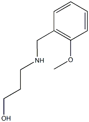 3-{[(2-methoxyphenyl)methyl]amino}propan-1-ol Structure