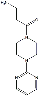 3-amino-1-[4-(pyrimidin-2-yl)piperazin-1-yl]propan-1-one Structure