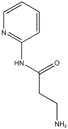 3-amino-N-pyridin-2-ylpropanamide Structure