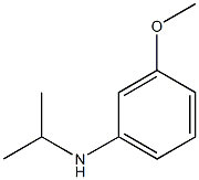 3-methoxy-N-(propan-2-yl)aniline 구조식 이미지