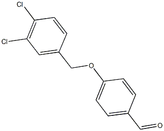 4-[(3,4-dichlorophenyl)methoxy]benzaldehyde Structure