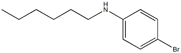 4-bromo-N-hexylaniline Structure