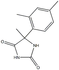 5-(2,4-dimethylphenyl)-5-methylimidazolidine-2,4-dione 구조식 이미지