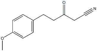 5-(4-methoxyphenyl)-3-oxopentanenitrile Structure