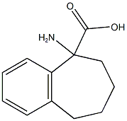 5-amino-6,7,8,9-tetrahydro-5H-benzo[7]annulene-5-carboxylic acid 구조식 이미지