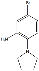 5-bromo-2-pyrrolidin-1-ylaniline 구조식 이미지