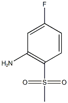 5-fluoro-2-methanesulfonylaniline Structure