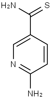 6-aminopyridine-3-carbothioamide 구조식 이미지