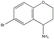 6-bromo-3,4-dihydro-2H-1-benzopyran-4-amine Structure