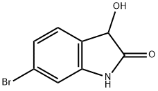 6-bromo-3-hydroxy-2,3-dihydro-1H-indol-2-one 구조식 이미지