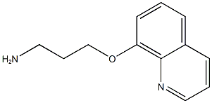 8-(3-aminopropoxy)quinoline 구조식 이미지