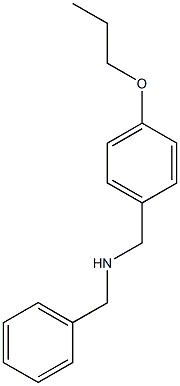 benzyl[(4-propoxyphenyl)methyl]amine Structure