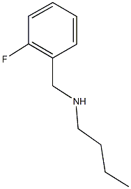 butyl[(2-fluorophenyl)methyl]amine Structure