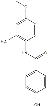 N-(2-amino-4-methoxyphenyl)-4-hydroxybenzamide 구조식 이미지