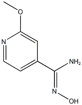 N'-hydroxy-2-methoxypyridine-4-carboximidamide Structure