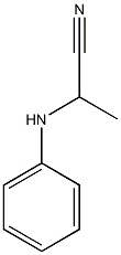 2-Phenylaminopropanenitrile 구조식 이미지