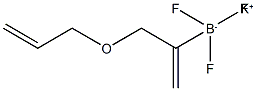 Potassium 3-(prop-2-ene-1-yloxy)prop-1-en-2-yltrifluoroborate 구조식 이미지