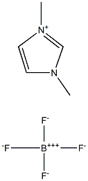 1,3-dimethylimidazolium tetrafluoroborate 구조식 이미지