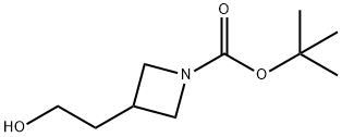 TERT-부틸3-(2-하이드록시에틸)아제티딘-1-카복실레이트 구조식 이미지
