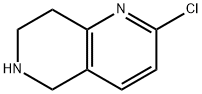 1,6-Naphthyridine, 2-chloro-5,6,7,8-tetrahydro- Structure