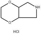 Hexahydro-4aH-[1,4]dioxino[2,3-c]pyrrole hydrochloride (1:1) Structure