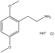2,5-Dimethoxyphenethylamine hydrochloride 구조식 이미지