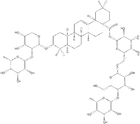 Hederasaponin B Structure