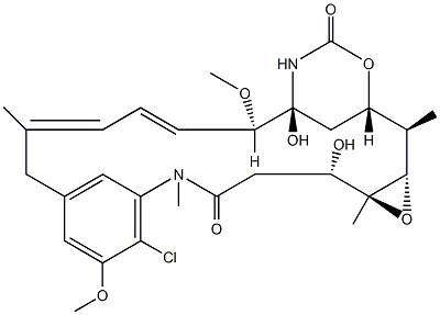 Maytansinol 구조식 이미지