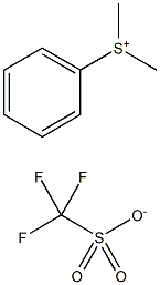 Dimethyl(phenyl)sulfonium trifluoromethanesulfonate Structure