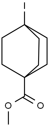Methyl 4-iodobicyclo[2.2.2]octane-1-carboxylate 구조식 이미지